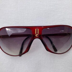 Vintage Carrera 5547 Men Sunglasses Bordeaux red/gold Eyeglasses Made Austria